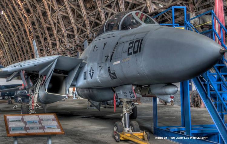 This Grumman F-14A Tomcat is part of the Naval Air Station Tillamook Museum's aircraft collection. (Photo by Thom Zehrfeld Photography)