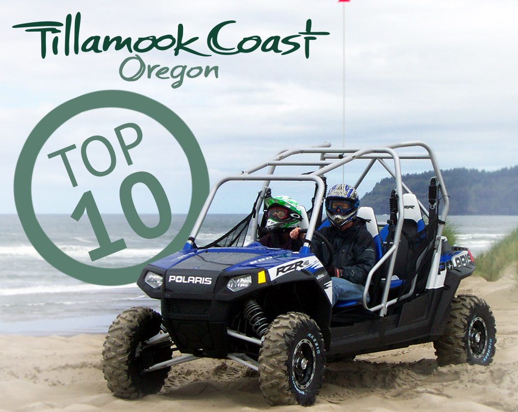 Top 10 on the Tillamook Coast - people driving an ATV