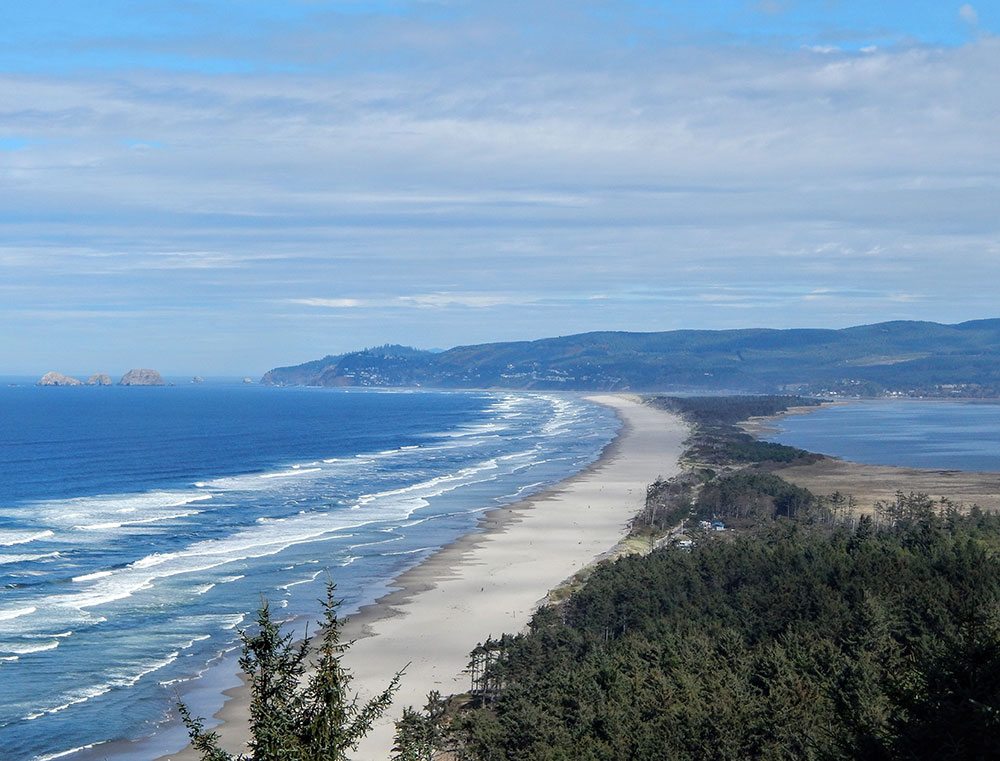 Netarts Spit and a view of Oceanside