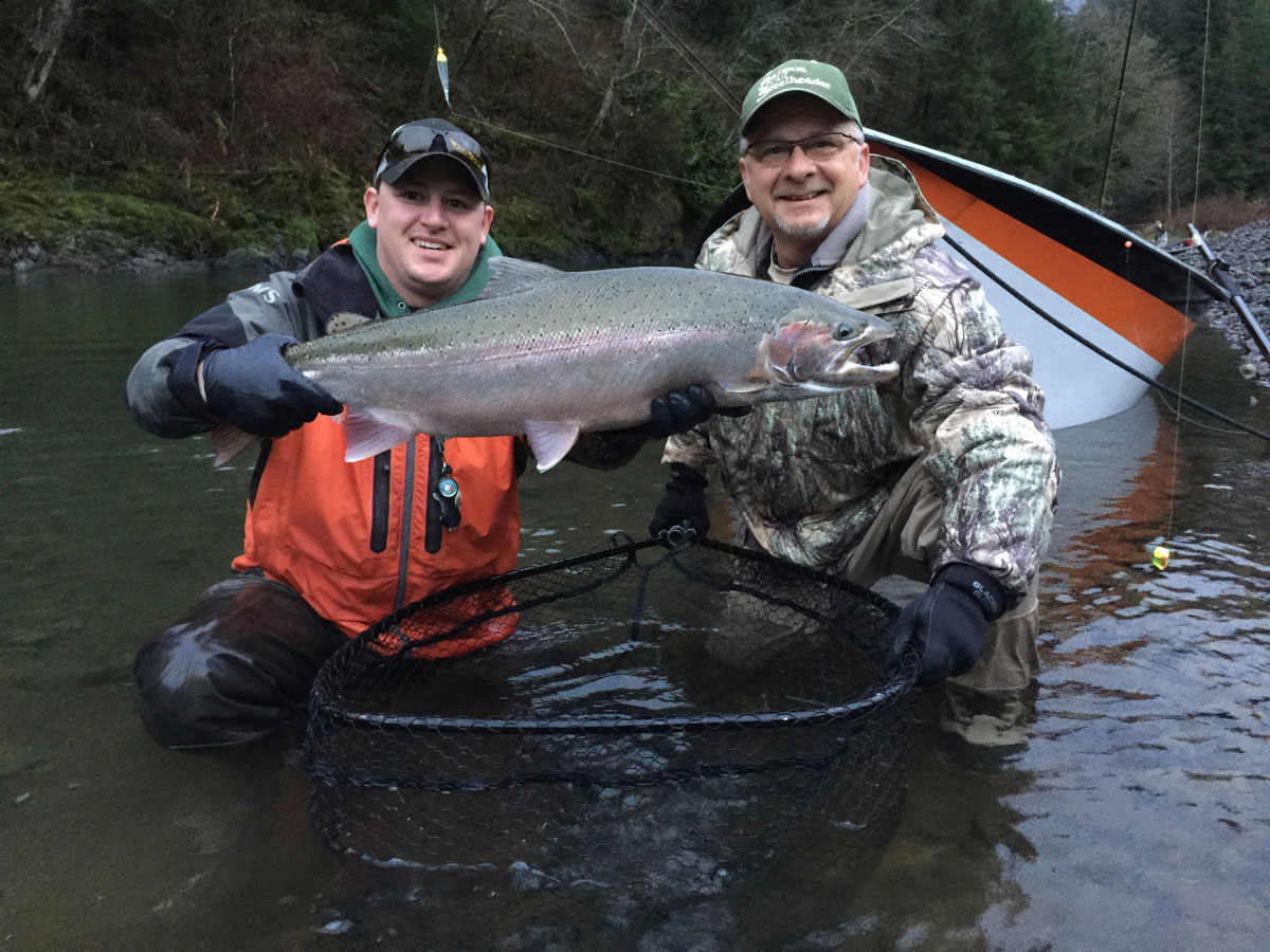 Winter Steelhead Fishing Catch Fall Chinook in Tillamook County