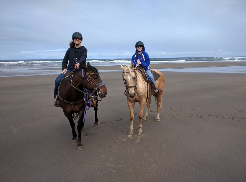 Horseback riding beach Oregon Beach Rides