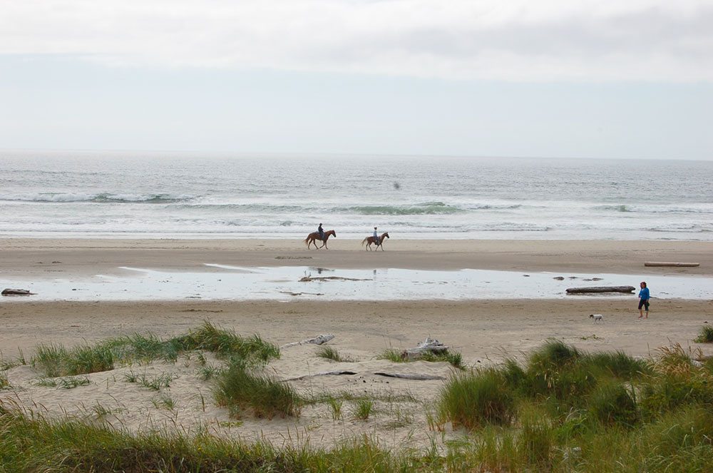 Tillamook Coast beach horseback riding