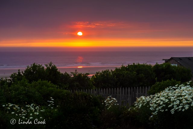 Tillamook Coast gorgeous sunset