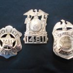 Three police badges from Seattle