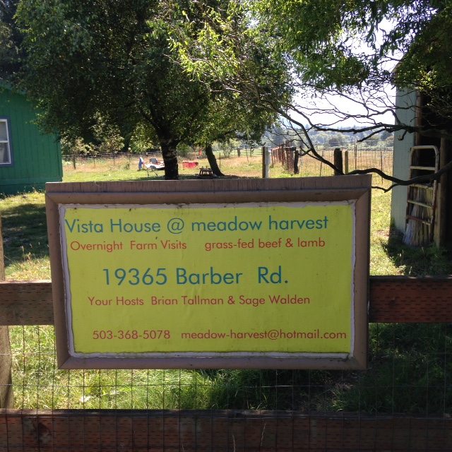 Vista House Sign