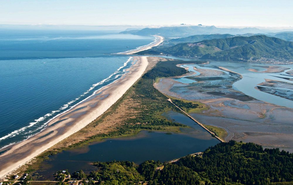 Bayocean Spit for Hiking & Fishing Outdoor Tillamook Coast Oregon