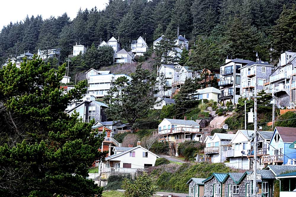 Oceanside Oregon hillside