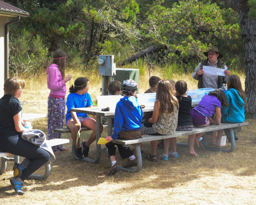 Nehalem Bay State Park brings in extra hosts during the busy summer months to help with things like the Junior Ranger Program submitted photo