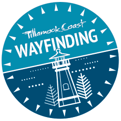 Tillamook Coast wayfinding badge