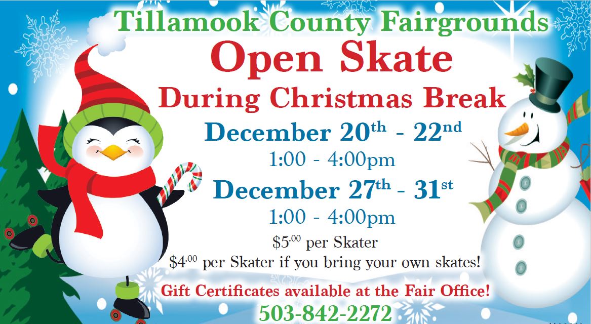 Christmas Open Skate Ad 2019
