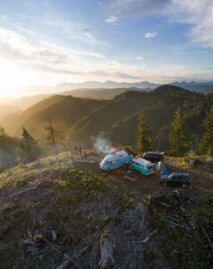 Camp Glamp on the Tillamook Coast