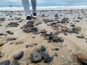 rockhounding agate hunting view