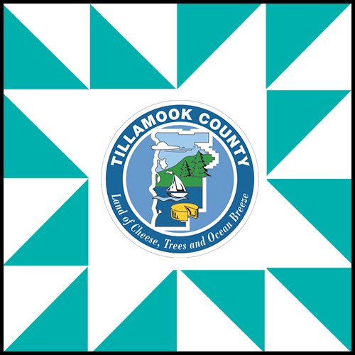 quilt block Tillamook County Seat Original TCQT design