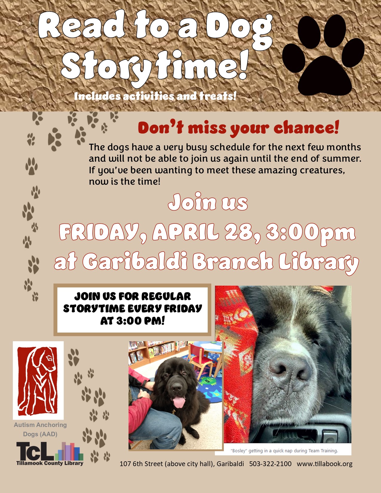 April Read to a Dog flyer YuCVKF.tmp