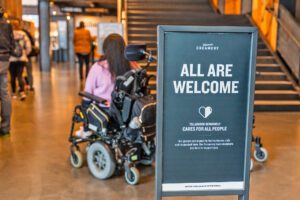 accessible lobby Tillamook