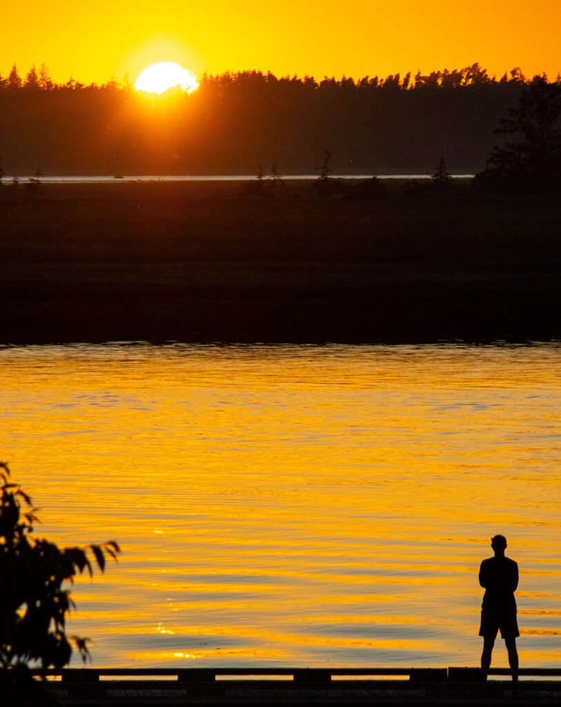 Wheeler Boat Launch Sunset portrait