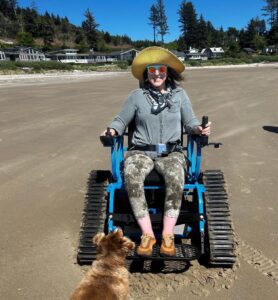 track wheelchair manzanita beach