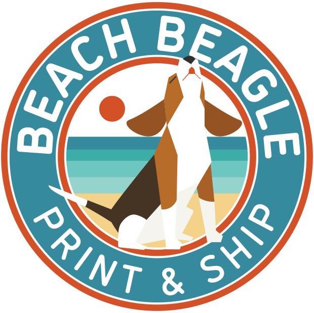 Beach Beagle Print and Ship logo