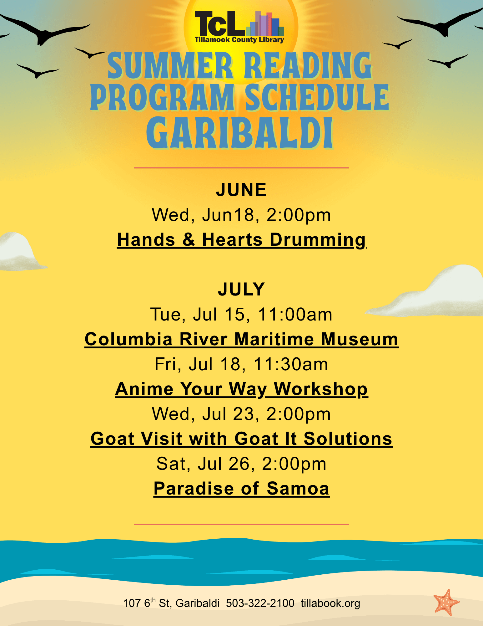 Garibaldi SRP Schedule ZO6aYY