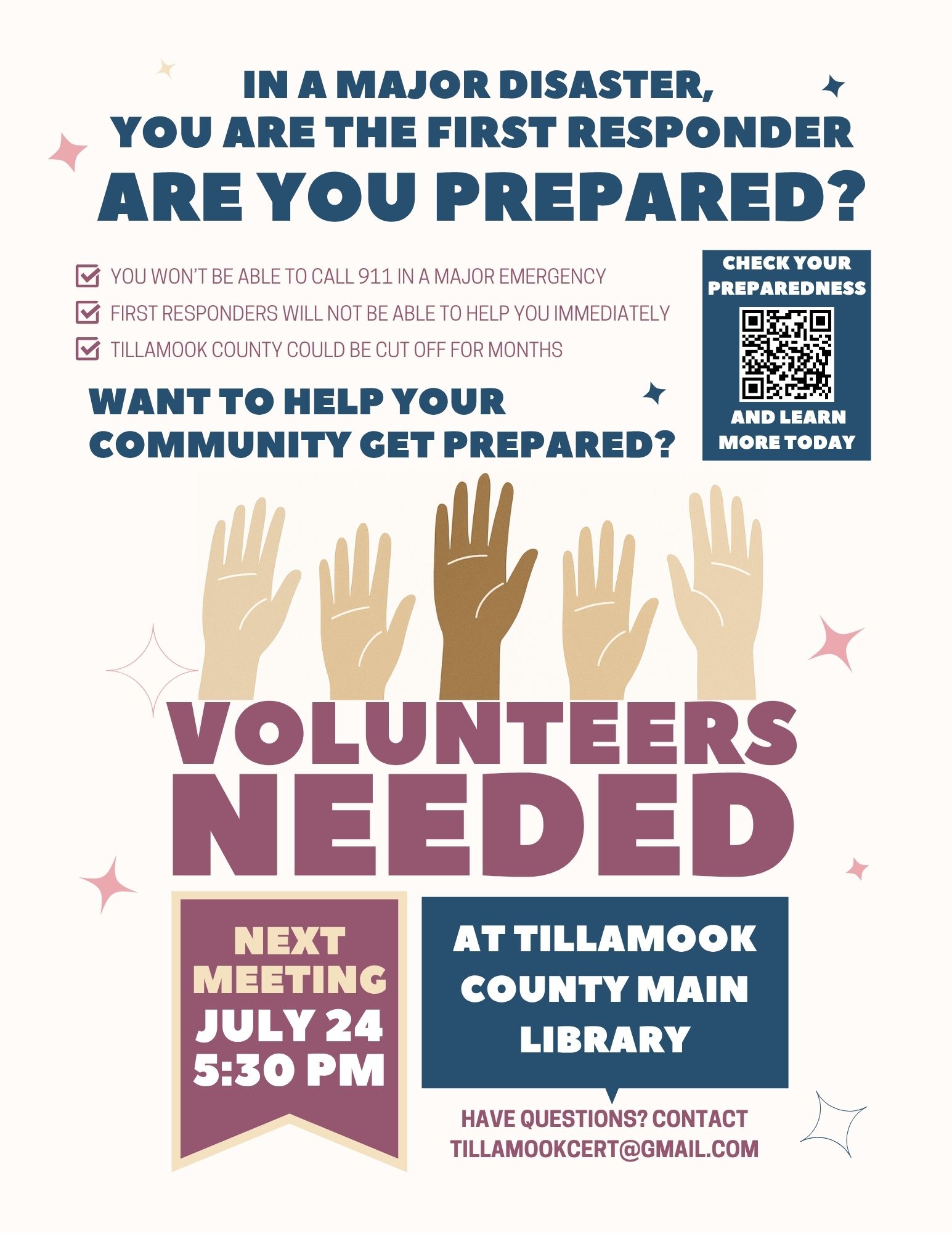 Emergency Volunteer Meeting Jul 24 iO40Kk