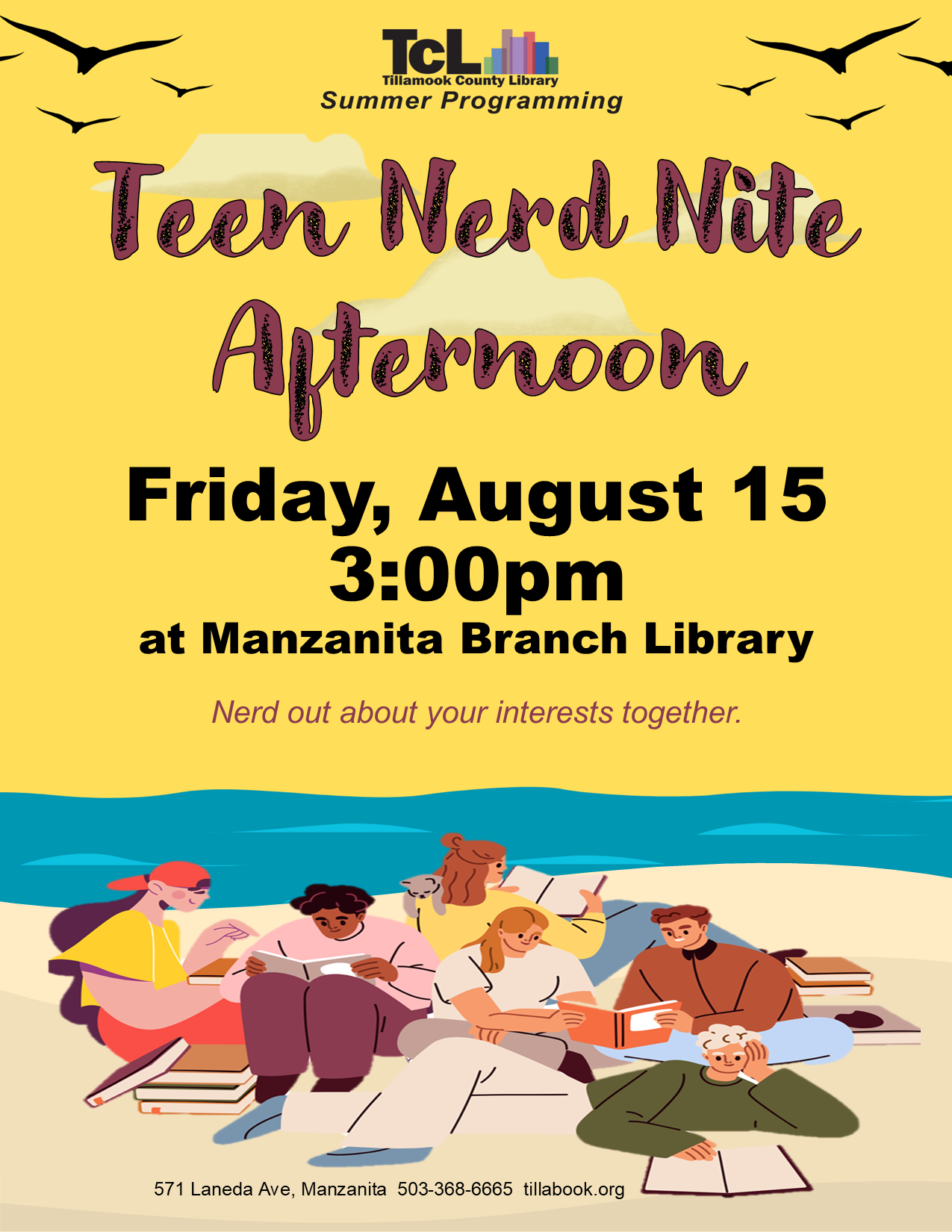 Teen Nerd Nite Afternoon 081525TZ lR85NC