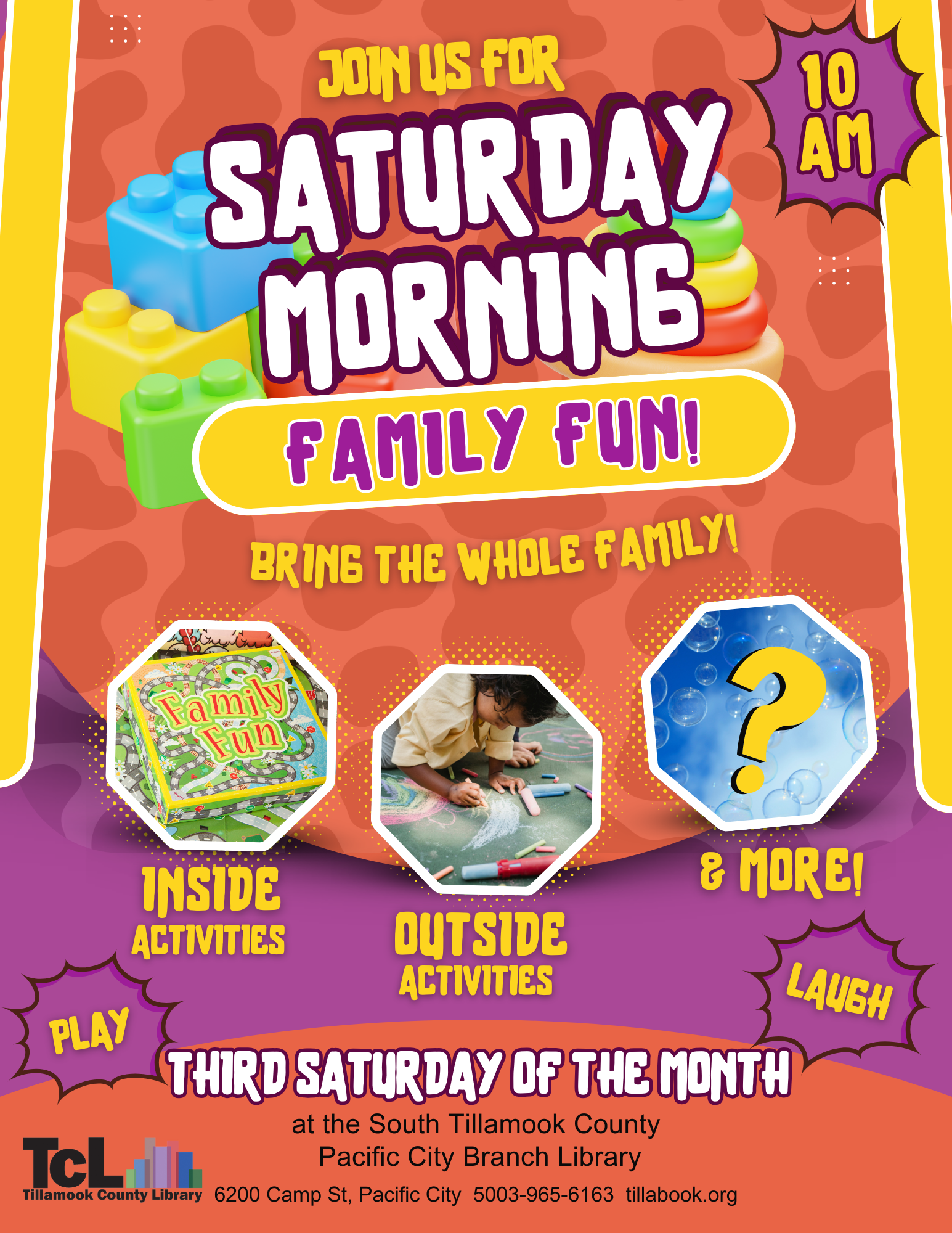 Saturday Morning Family Fun at TP CxE5IY