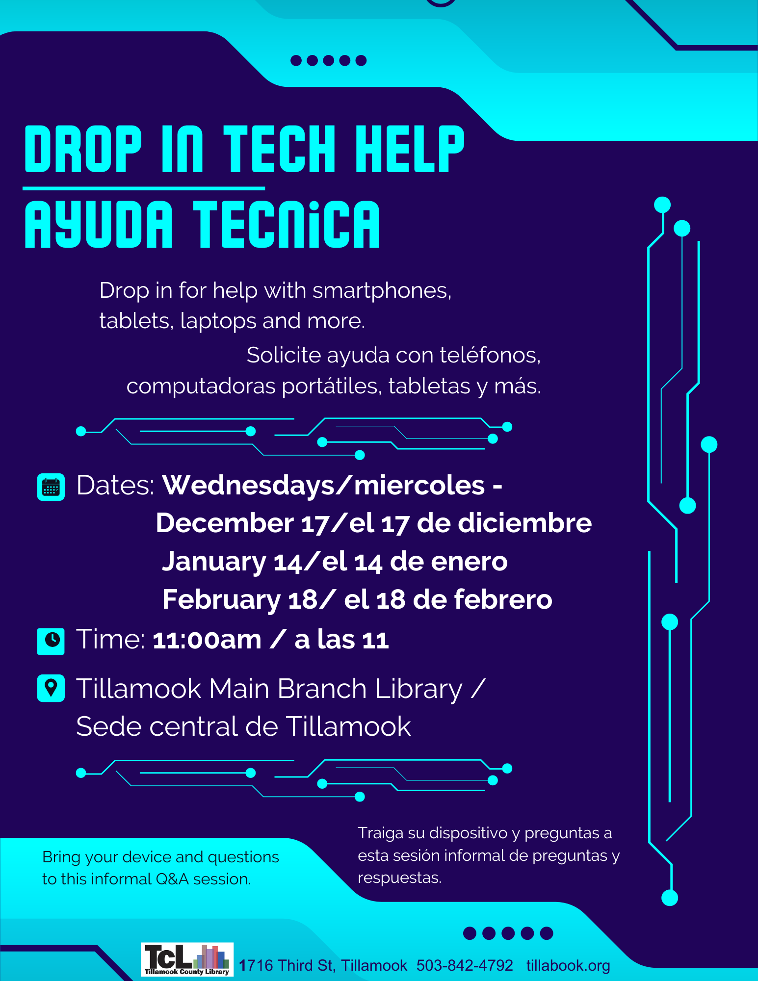 Drop In Tech Help DecJanFeb TM NYQ8Wq
