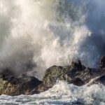 rainy day ocean safety banner