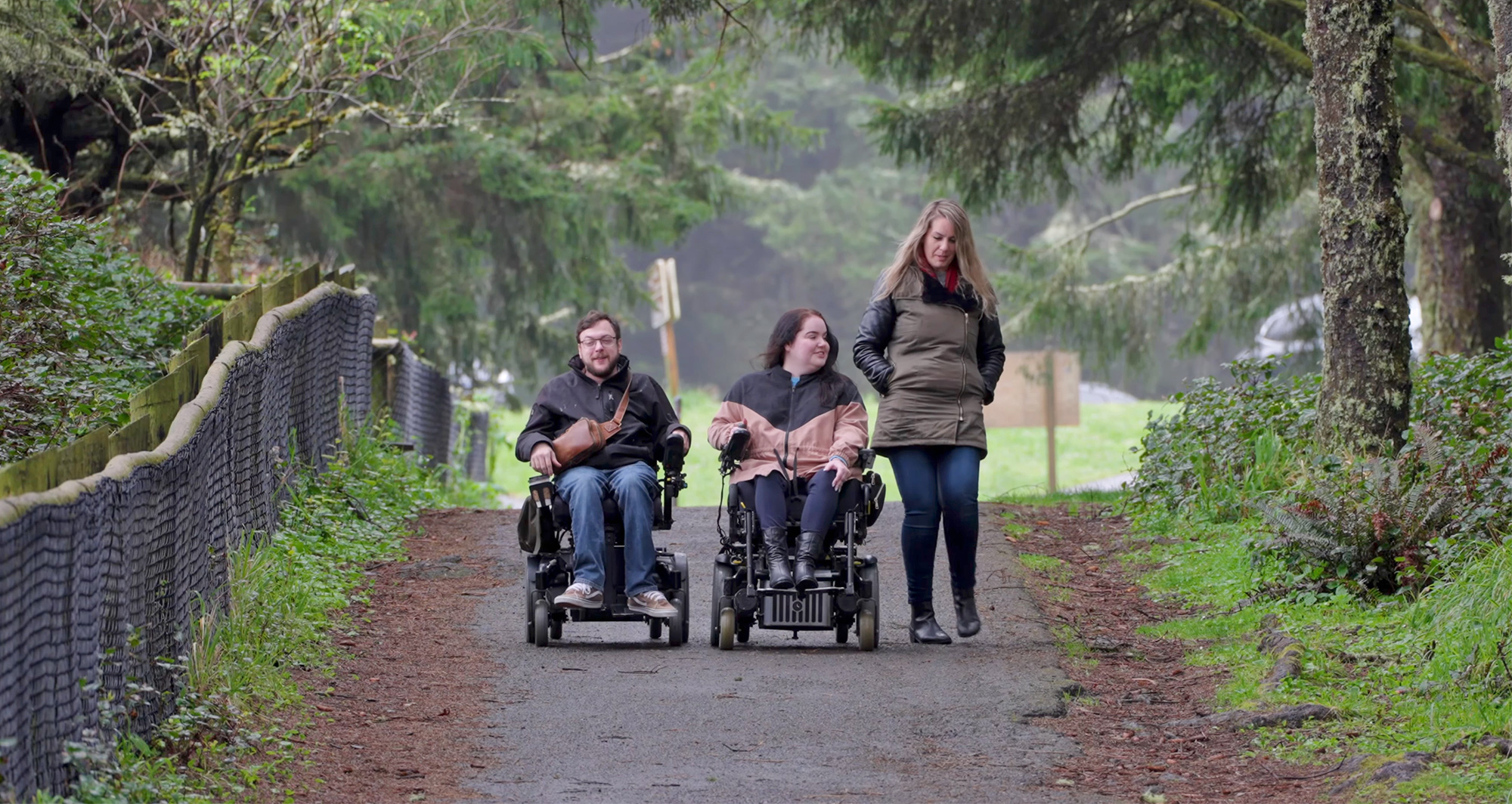 video poster wheel world outdoor path