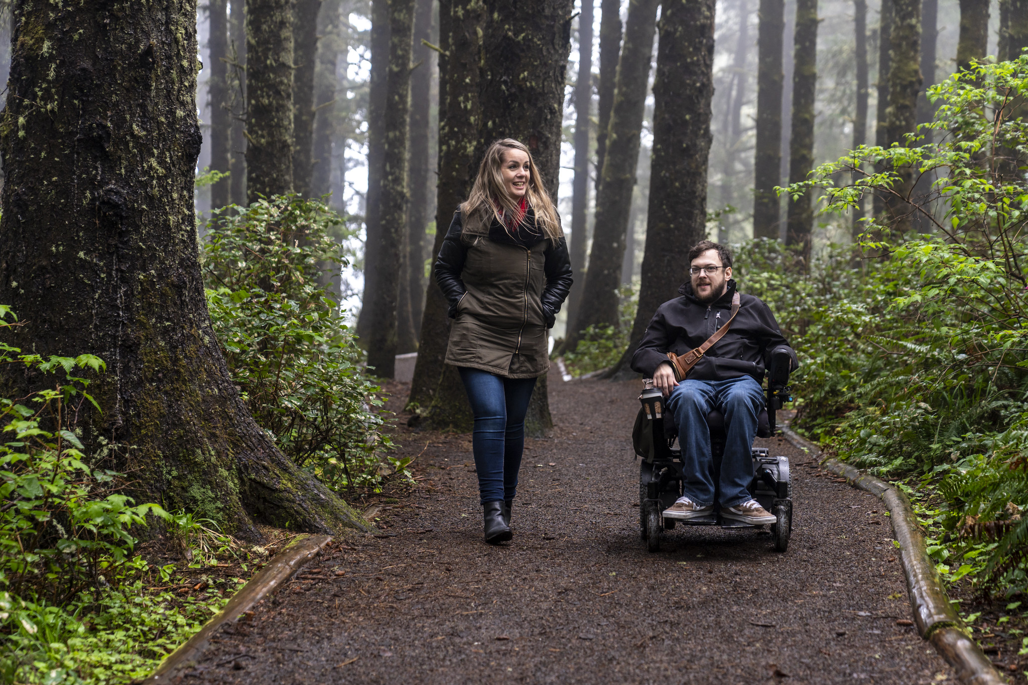 forest path walker wheelchair