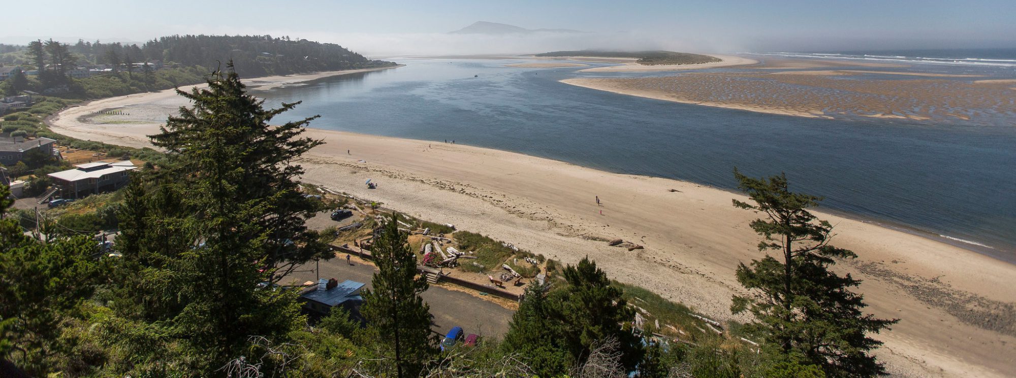 netarts aerial beach ocean forest