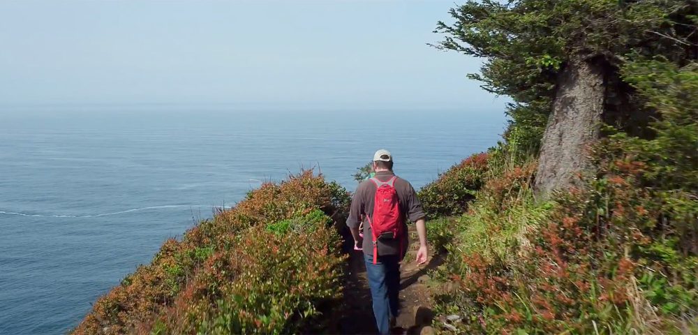 Hiking at Cape Lookout State Park