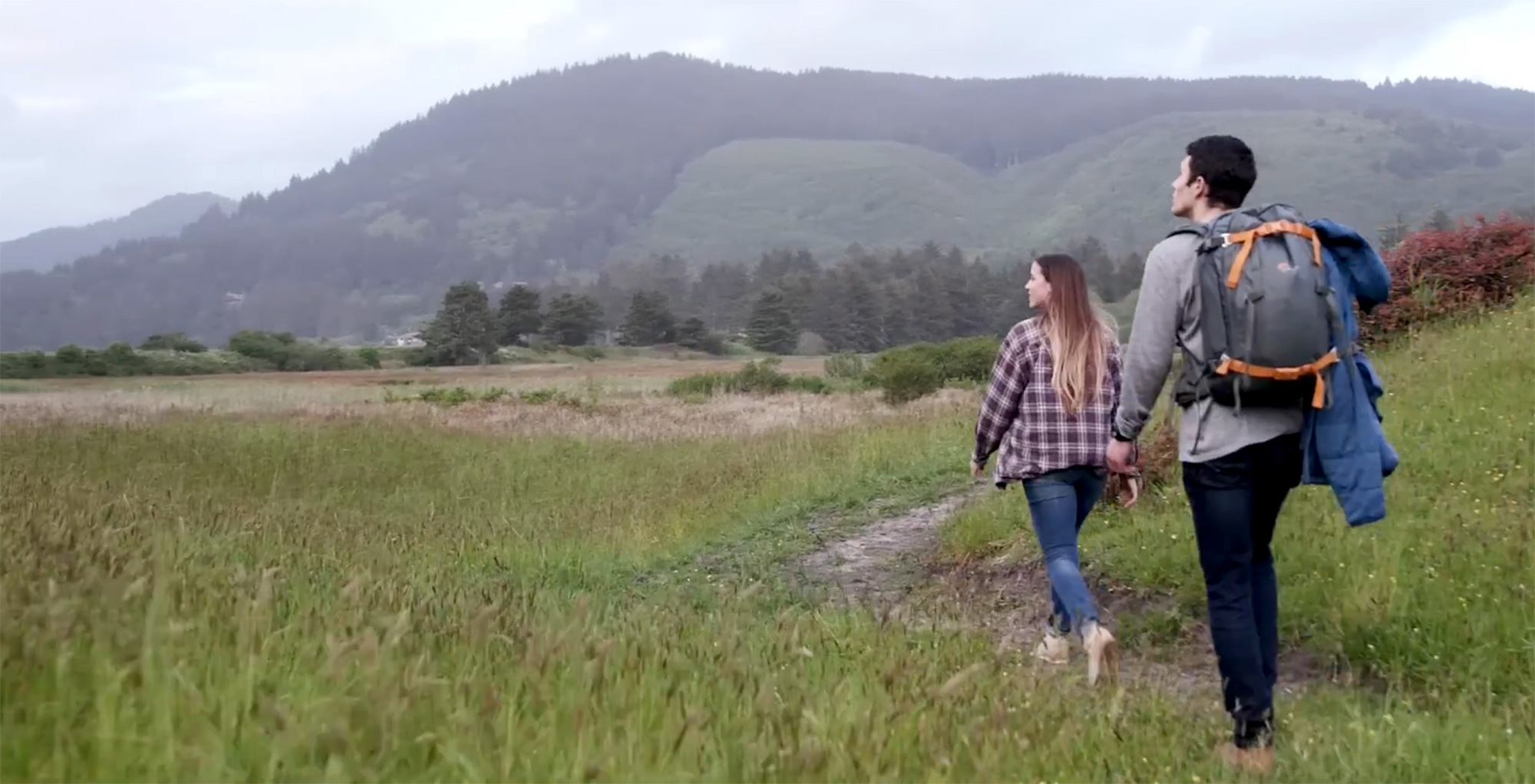 Sitka Sedge State Natural Area hikers grassland trail