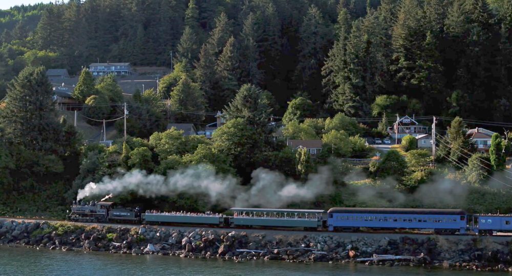 video poster Take journey Oregon Coast Scenic Railroad