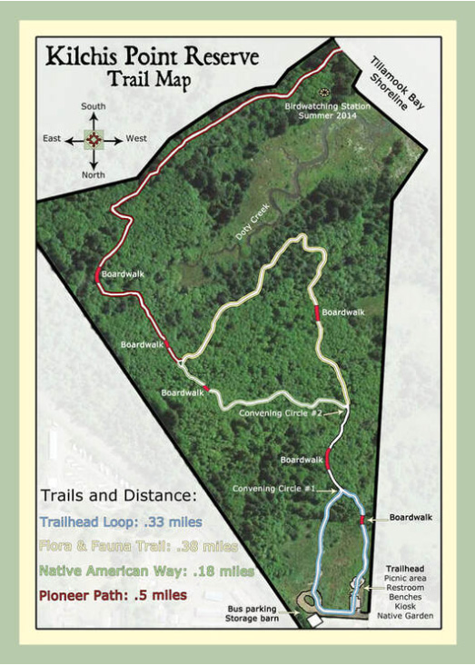 Trail Map Kilchis Point Reserve