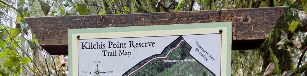 banner hiking Kilchis Point Reserve